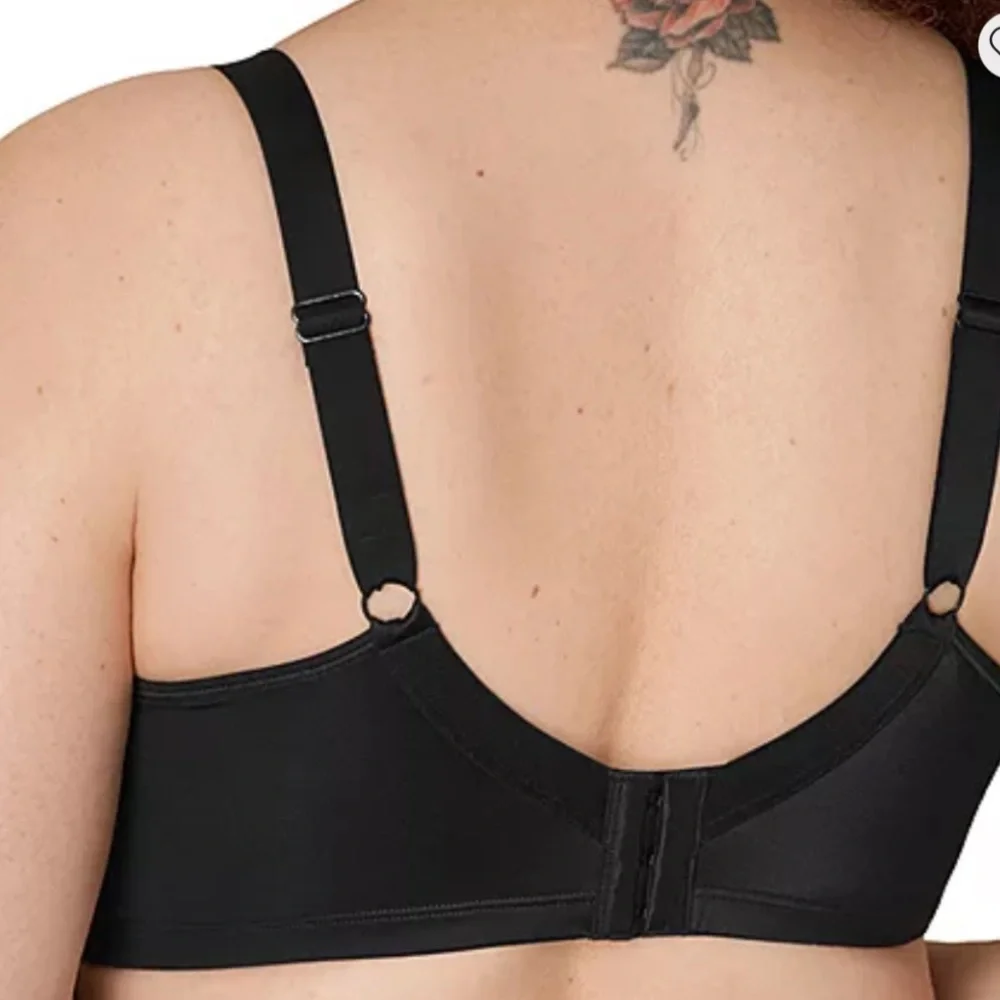 Playtex 18 Hour Smoothing Minimizer Wirefree Bra - Black #4697 Sz 4697